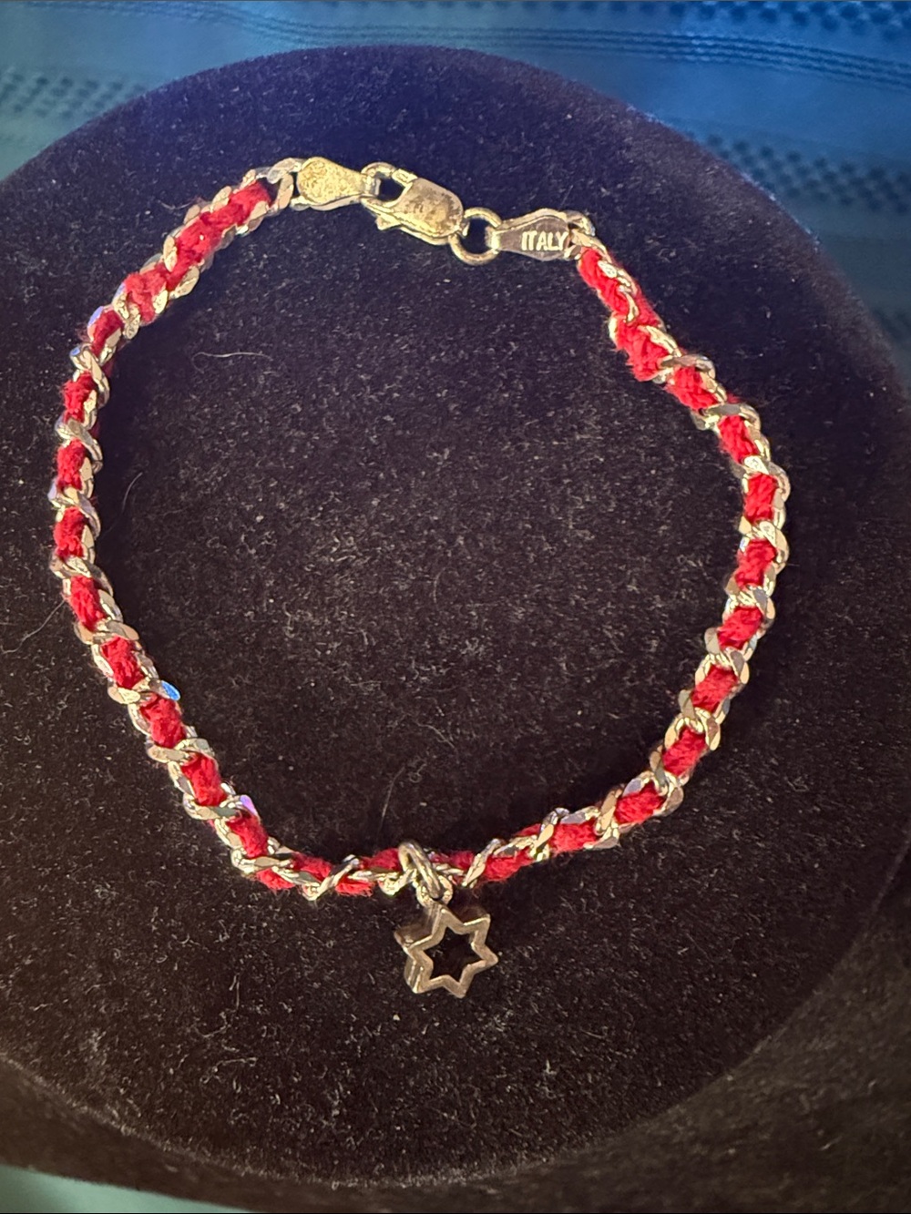 Red Braided Children’s Bendel Bracelet - Italy